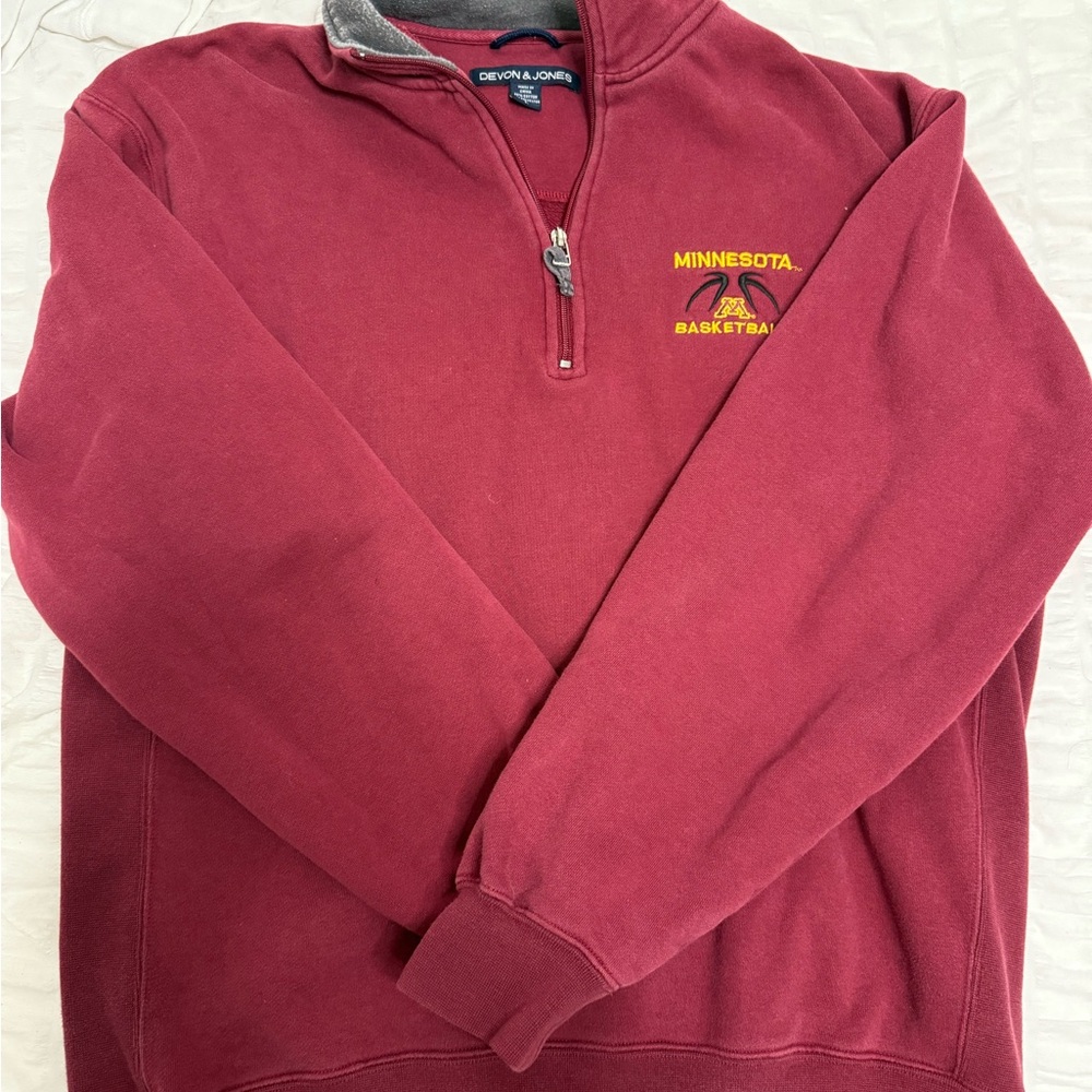 Vintage Men's Maroon Sweater